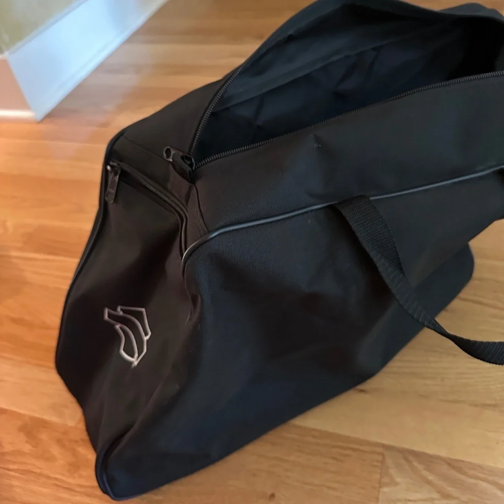 NWOT Harley Davidson Black Touring Travel Bag Canvas Duffle Bag
